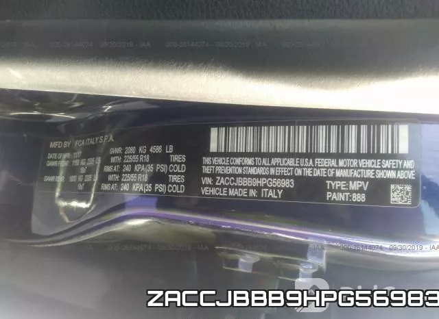 ZACCJBBB9HPG56983 фото 10
