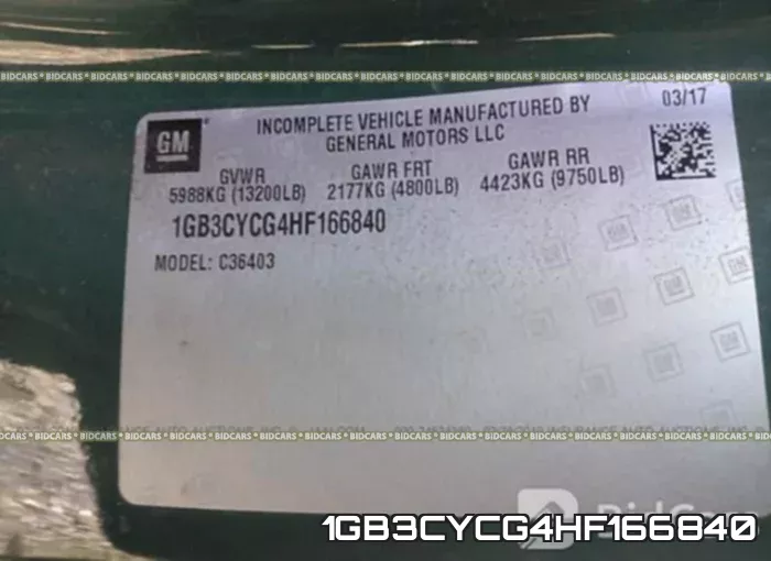 1GB3CYCG4HF166840 фото 10