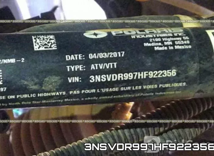 3NSVDR997HF922356 фото 2