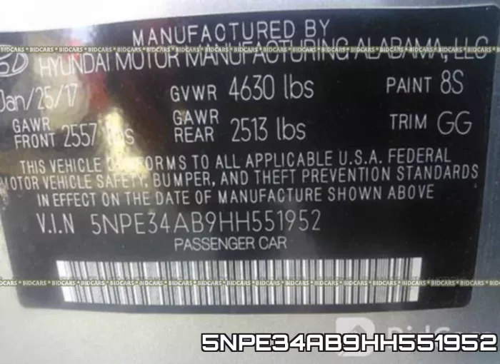 5NPE34AB9HH551952 фото 10