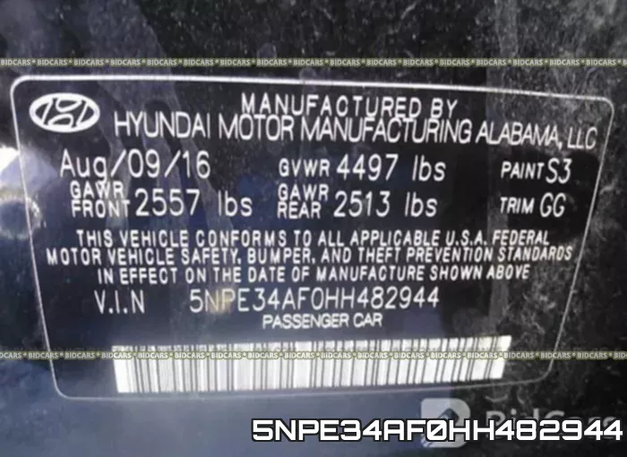5NPE34AF0HH482944 фото 10