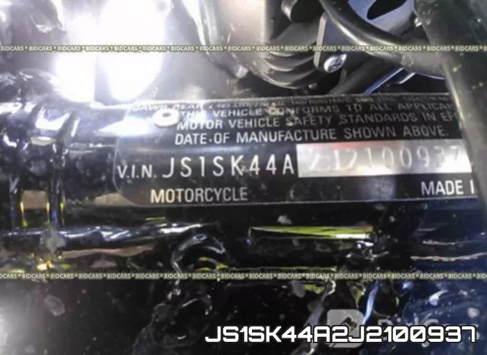 JS1SK44A2J2100937 фото 2