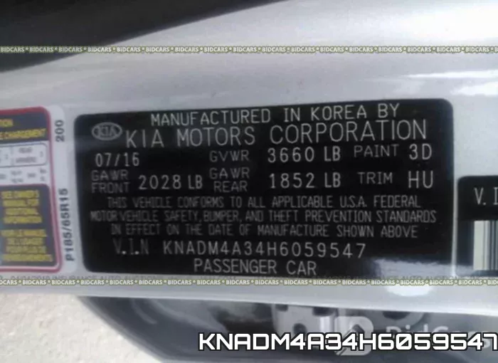 KNADM4A34H6059547 фото 10