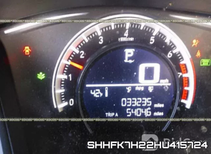 SHHFK7H22HU415724 фото 8