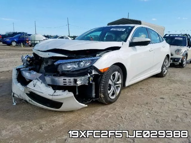 19XFC2F57JE029388 фото 2