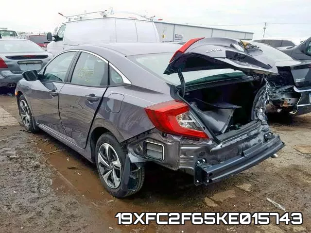 19XFC2F65KE015743 фото 4