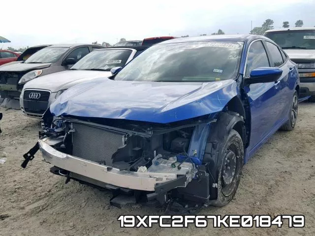 19XFC2F67KE018479 фото 3