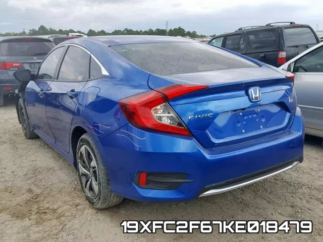 19XFC2F67KE018479 фото 4