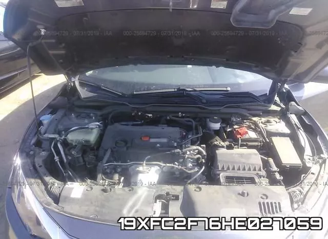 19XFC2F76HE027059 фото 2