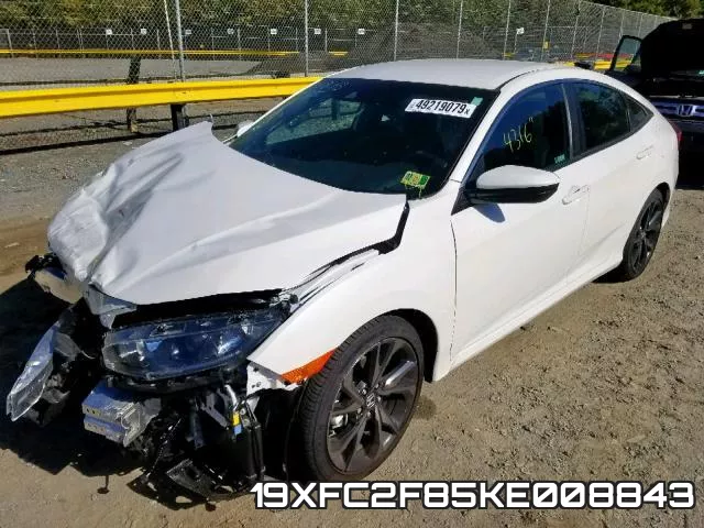 19XFC2F85KE008843 фото 3