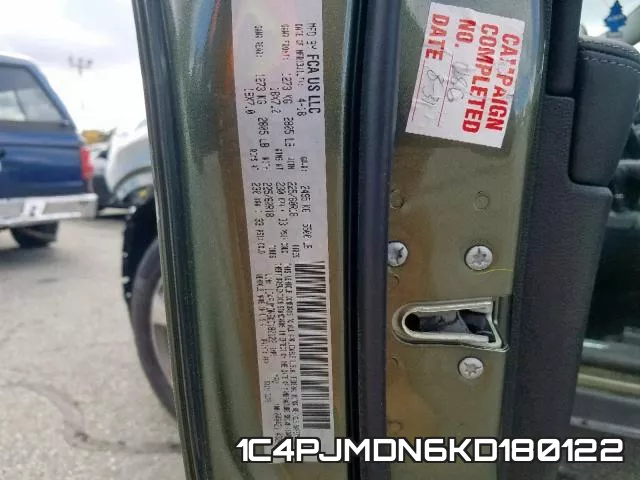 1C4PJMDN6KD180122 фото 2