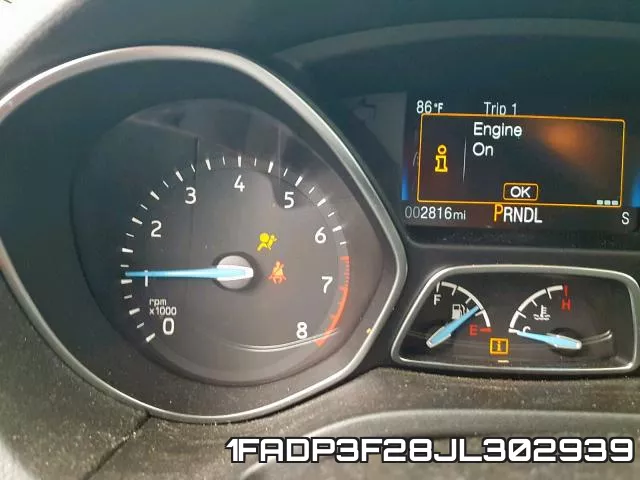 1FADP3F28JL302939 фото 9