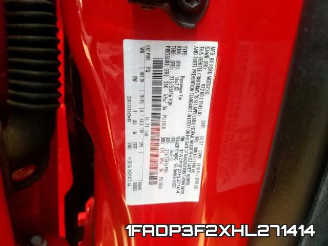 1FADP3F2XHL271414 фото 2