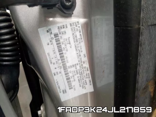 1FADP3K24JL217859 фото 2