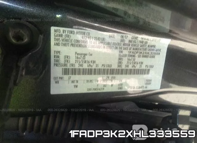1FADP3K2XHL333559 фото 10