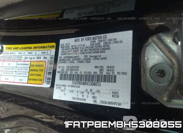 1FATP8EM8H5308055 фото 10
