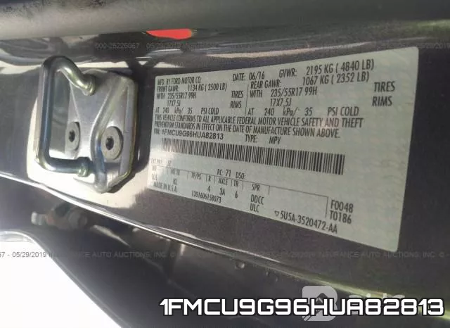 1FMCU9G96HUA82813 фото 10