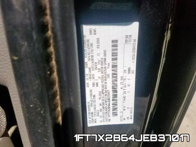 1FT7X2B64JEB37017 фото 2