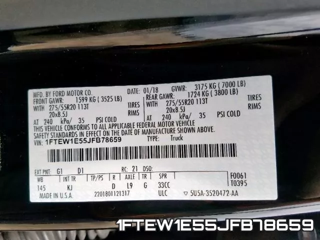 1FTEW1E55JFB78659 фото 2