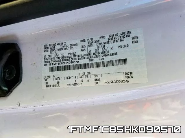 1FTMF1C85HKD90570 фото 2