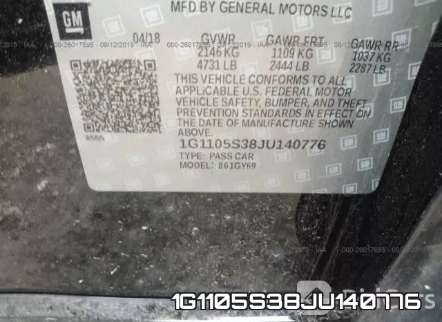 1G1105S38JU140776 фото 10