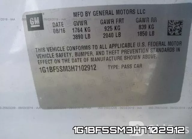 1G1BF5SM3H7102912 фото 10