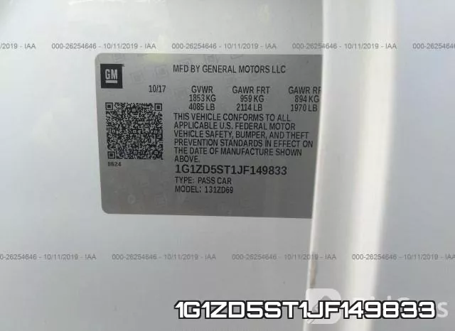 1G1ZD5ST1JF149833 фото 10