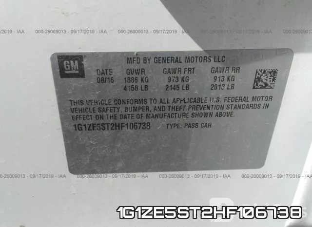 1G1ZE5ST2HF106738 фото 10