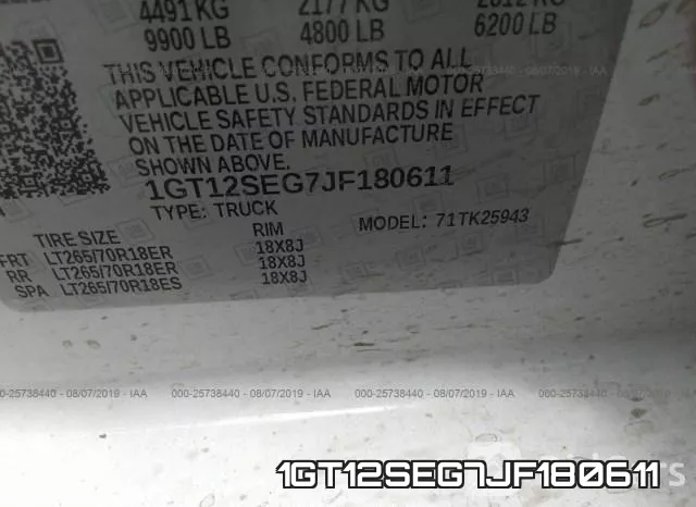 1GT12SEG7JF180611 фото 10