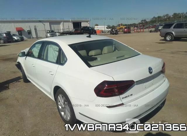 1VWBA7A34JC027366 фото 4