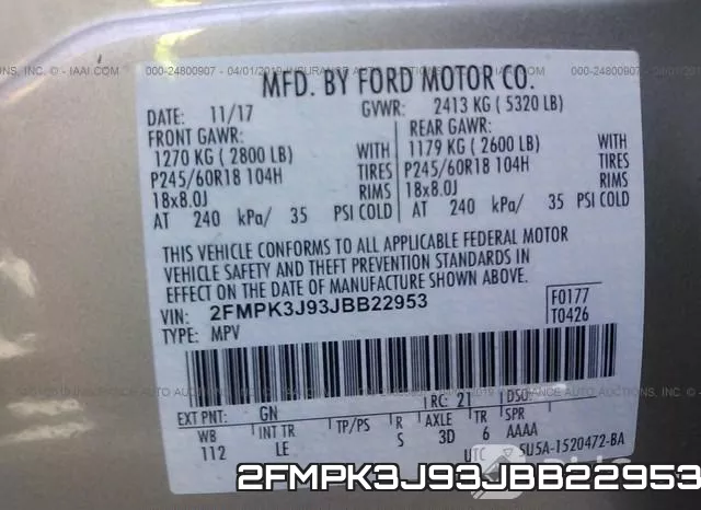 2FMPK3J93JBB22953 фото 10