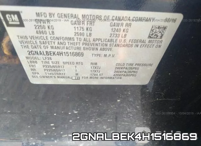 2GNALBEK4H1516869 фото 10