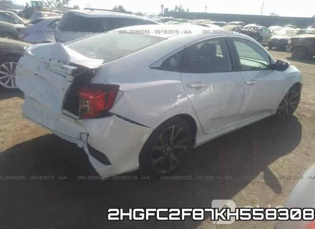 2HGFC2F87KH558308 фото 3