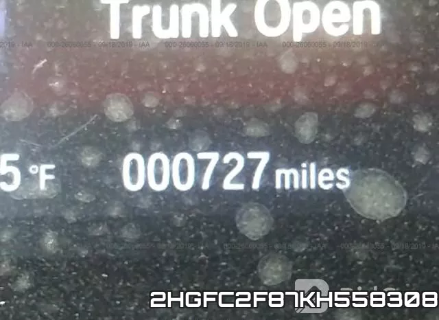 2HGFC2F87KH558308 фото 5