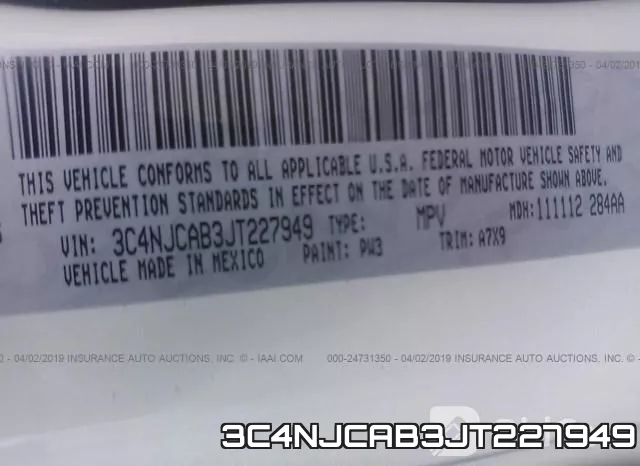3C4NJCAB3JT227949 фото 10