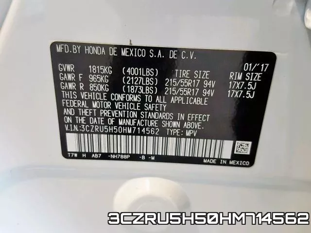 3CZRU5H50HM714562 фото 2