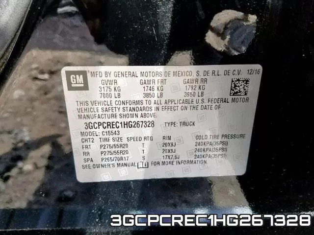 3GCPCREC1HG267328 фото 2