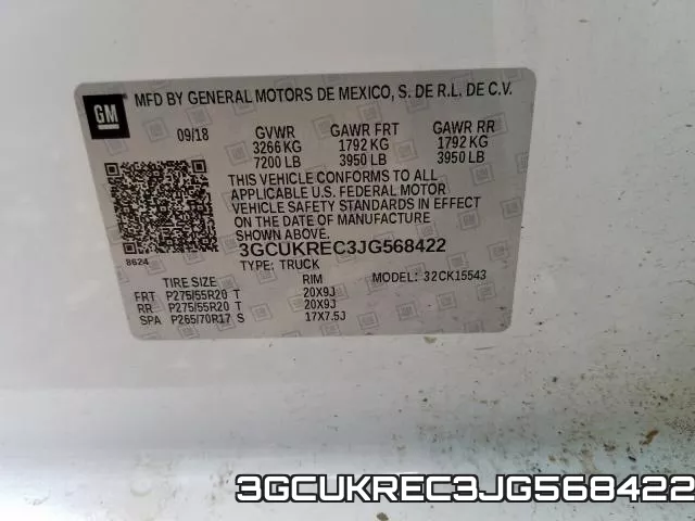 3GCUKREC3JG568422 фото 2