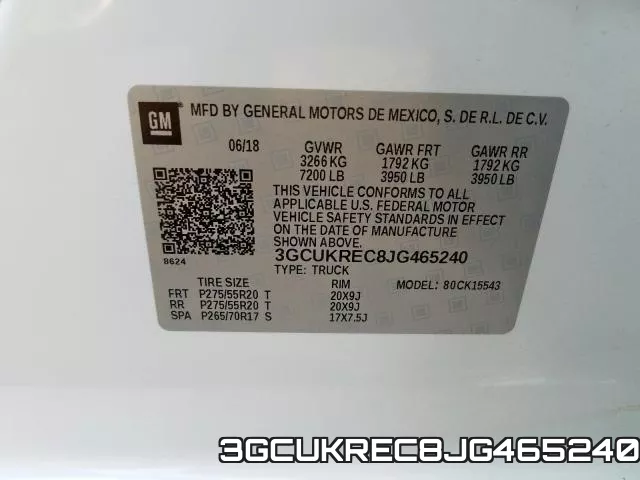 3GCUKREC8JG465240 фото 2