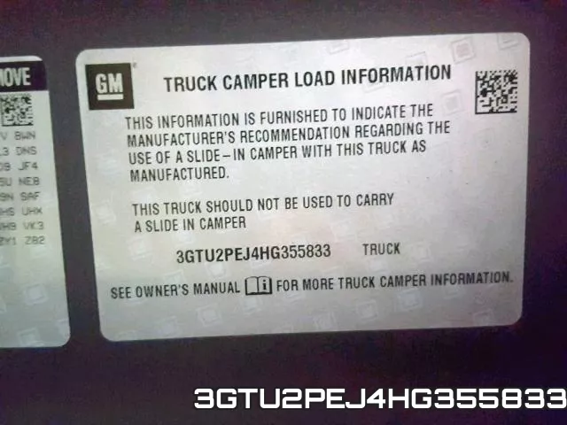 3GTU2PEJ4HG355833 фото 2