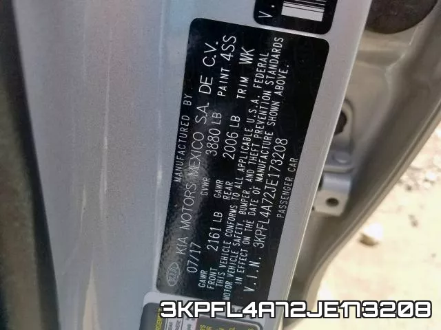 3KPFL4A72JE173208 фото 2