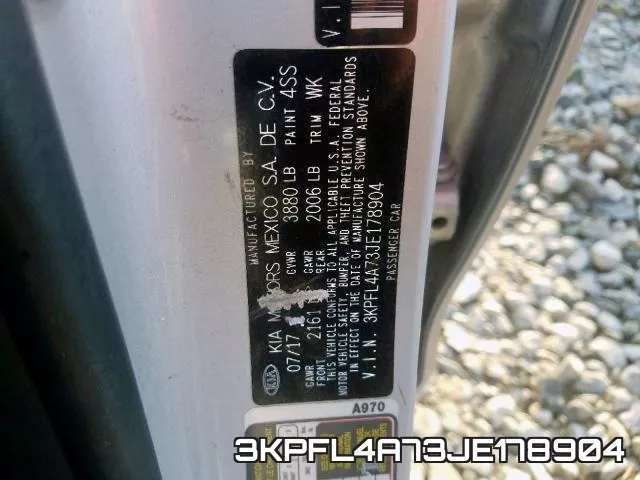 3KPFL4A73JE178904 фото 2
