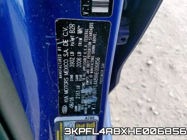 3KPFL4A8XHE006856 фото 2