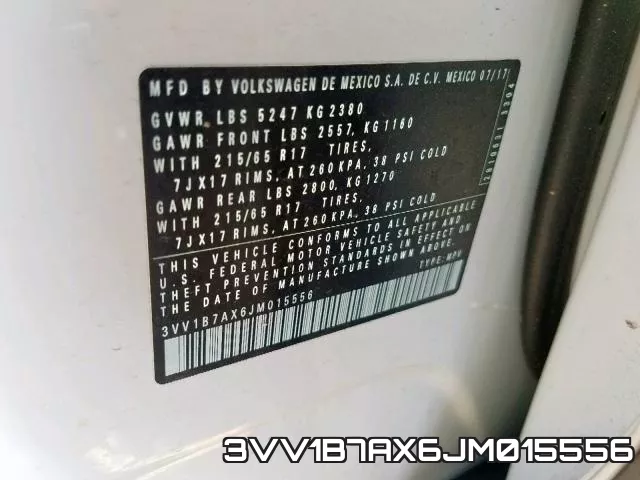 3VV1B7AX6JM015556 фото 2