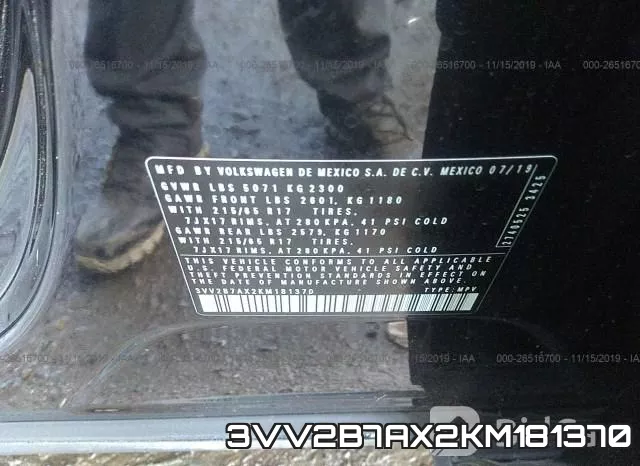 3VV2B7AX2KM181370 фото 10