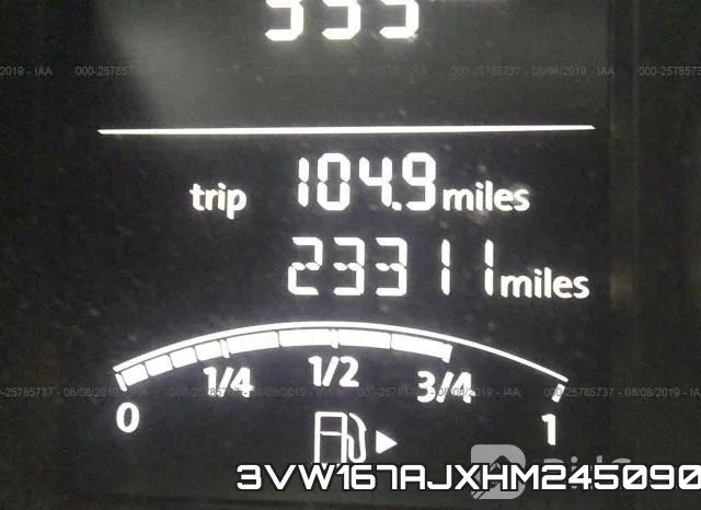 3VW167AJXHM245090 фото 8