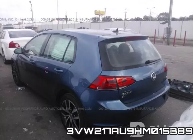 3VW217AU9HM015389 фото 4