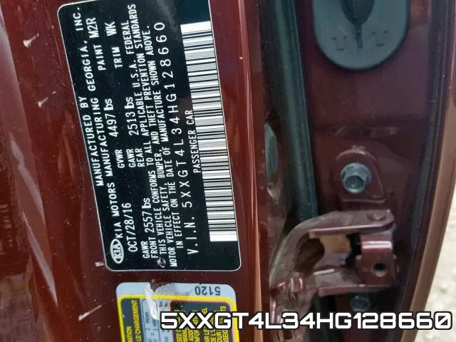 5XXGT4L34HG128660 фото 2