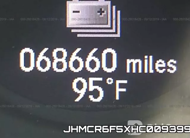 JHMCR6F5XHC009399 фото 7