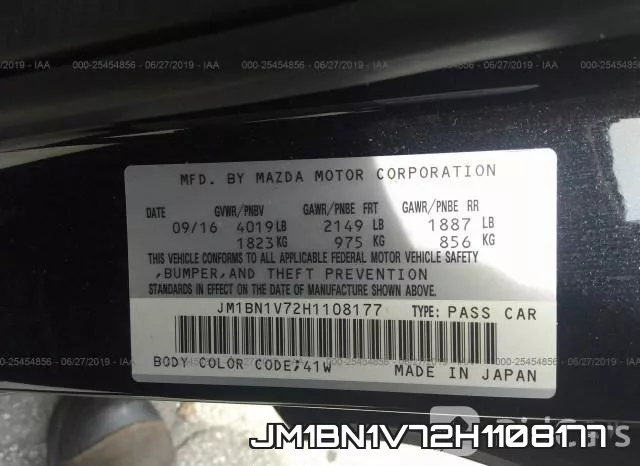 JM1BN1V72H1108177 фото 10